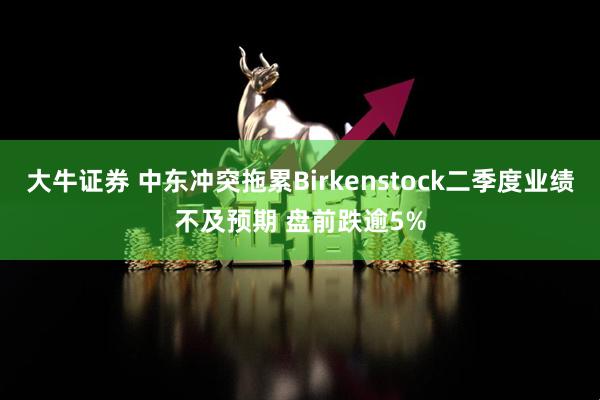 大牛证券 中东冲突拖累Birkenstock二季度业绩不及预期 盘前跌逾5%